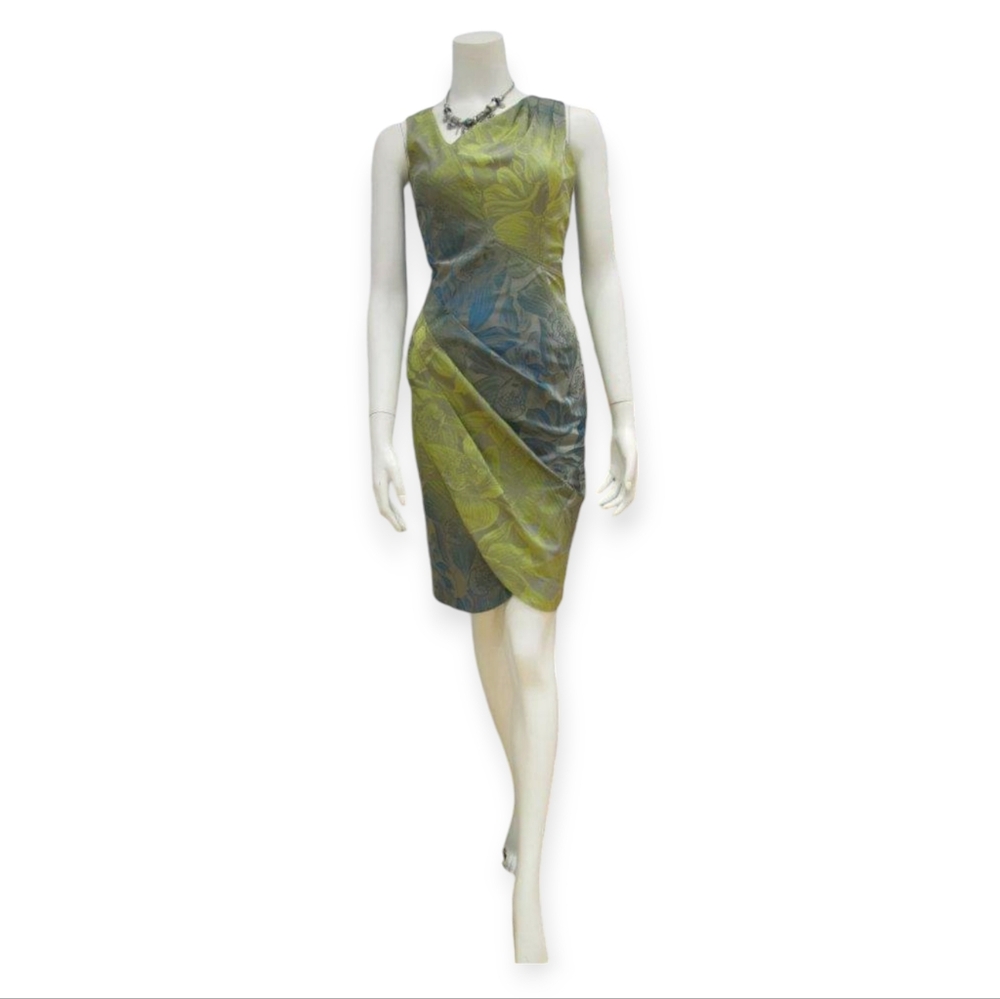 Hilton Hollis Jacquard Floral Sheath‎ Dress